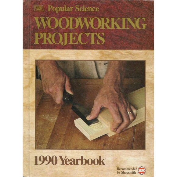 Popular Science Vintage 1990 Yearbook Hardback Woodworking Projects Book - Picture 1 of 1